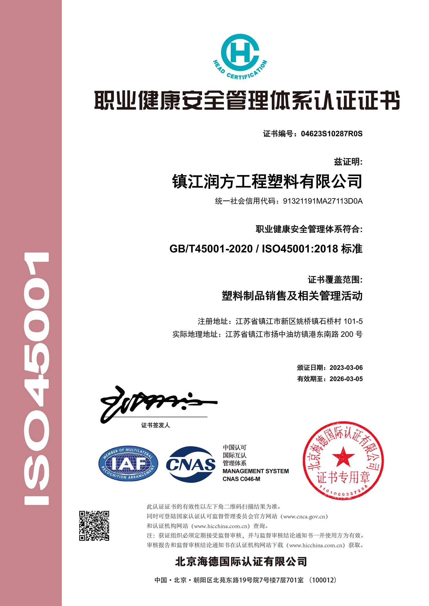 ISO45001