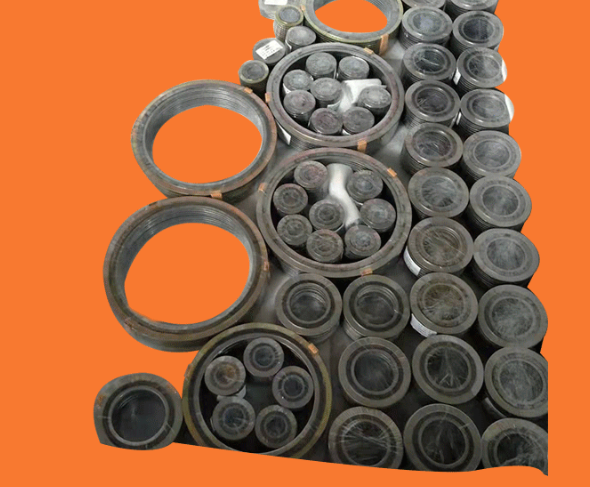 316L Flat Spiral Wound Metal Gaskets, 304 Gaskets, Stainless Steel Spiral Wound Graphite Gaskets with Outer Ring, Multi-sheet Quotation Available