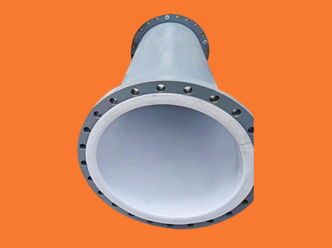White Enamel Tower Sections, Anti-corrosion Steel Lined PTFE & Plastic Lined Chemical Pipes, Acid & Alkali Resistant PTFE Lined Pipes