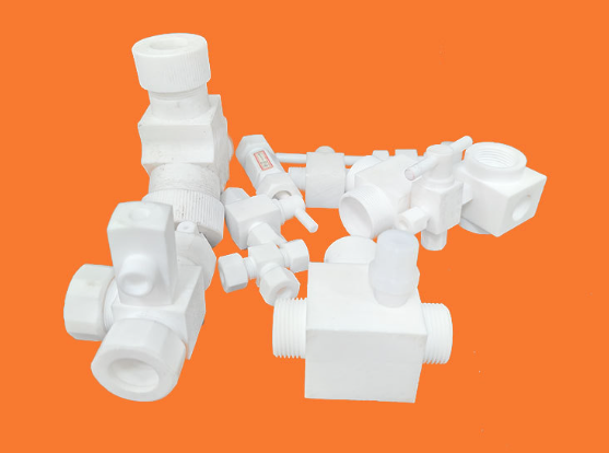 PTFE needle valves, corrosion & acid-alkali resistant PTFE valves, custom non-standard Teflon valves available